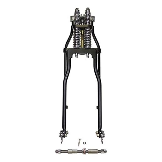 Springer Front End for Harley Davidson Dyna 91-17 & Sportster 04-Up (Stock Length, Black)