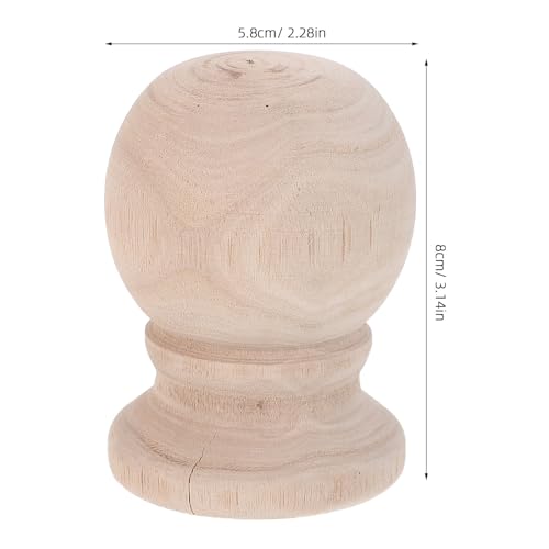 Remates de madera para mástiles contra la humedad, tapas redondas protectoras de postes 2