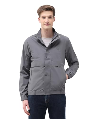 Image of U.S.Polo Association Men's Solid Pattern Windcheater Jacket