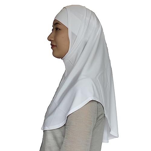 Women's Muslim Hijab Al-Amira Hijabs 2 Pieces with Tube Underscarf Cap Instant Soft Scarf2