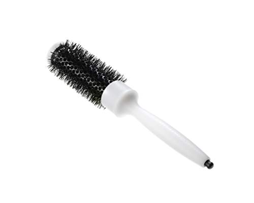 Brosse ronde poils de sanglier résistants à la chaleur brushing