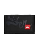 Quiksilver The Everydaily – Tri-Fold Wallet for Men – Cartera Triple Plegable – Hombres – L – Negro