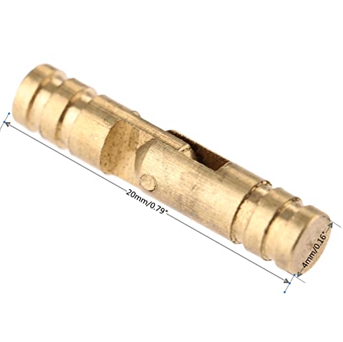 20Pcs Brass Barrel Hinge Hidden Invisible Concealed Hinges for Jewelry Keepsake Box Cabinet Door Barrel Hinges