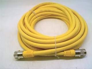Cordset; Str 7/8-16UN M 5pos to Str 7/8-16UN F 5pos, 5x16AWG 2M, TPE Yellow, 10A 600V, U-16327, RSM RKM 56-2M/S1587