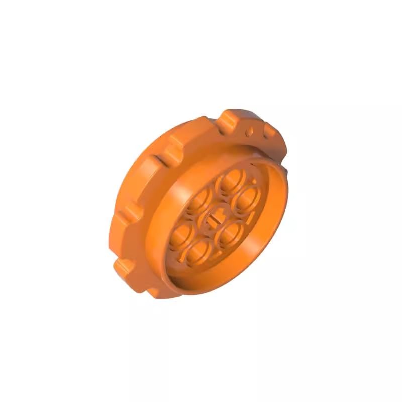 GDS-1226 57519 Wheel Technic Tread Sprocket Wheel Large, Orange, 10 PCS โ image 1