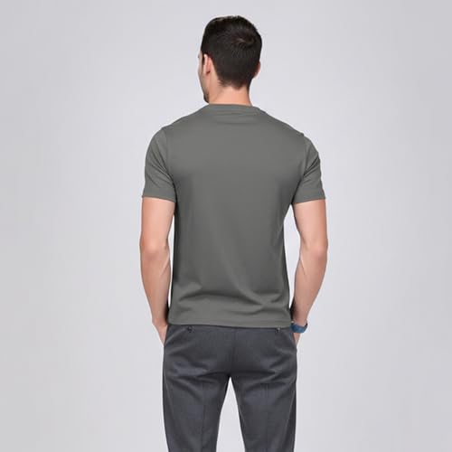 Image of AMUL COMFY Men's Cotton Plain Round Neck Half Sleeve Casual T-Shirts