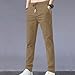 Golf Pants Men Straight Fit Trousers Fashion Running Tapered Jogger Pants Summer Silk Pants Clothes Breathable Brown