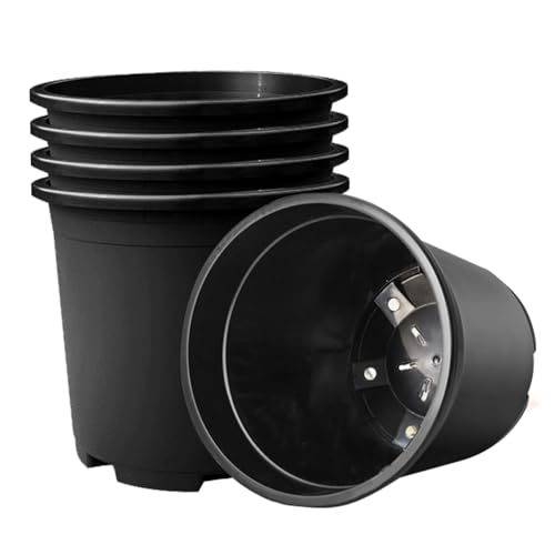 Pots de pépinière robustes 3 gallons en plastique rigide - 3