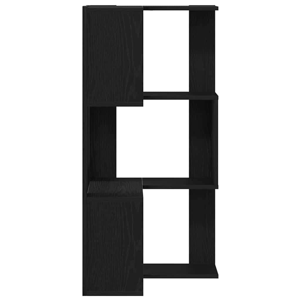 vidaXL Libreria Rovere Nero 50 x 50 x102 cm, Soluzione Moderna di stoccaggio, Ampio Libro, scaffale Funzionale, mensole Decorative per l'arredo di casa