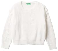 United Colors of Benetton Shirt G/C M/L, Weiß, 120 cm