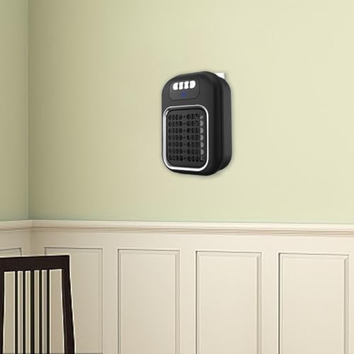 Wall Outlet Space Heater Adjustable Mini Space Heater for Indoor Office Home Black|Home & Garden | Home Improvement | Heating Cooling & Air | Space Heaters 7 31BY8LMOcEL