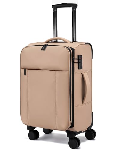 LOVEVOOK 20-Inch Softside Spinner Carry-On with TSA Lock