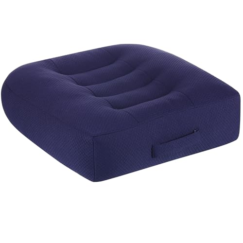 Image of WSGJHB Large Seat Cushion, Extra Thick Booster Seat Cushions Long Sitting | Office Chair Cushion Long Sitting Office Workers, Car Drivers, Relieves Back Pain, Breathable, Anti-Slip, 20x20x6 inchs
