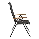 OUTLIV. Klappsessel Alpha Aluminium Teak Anthrazit
