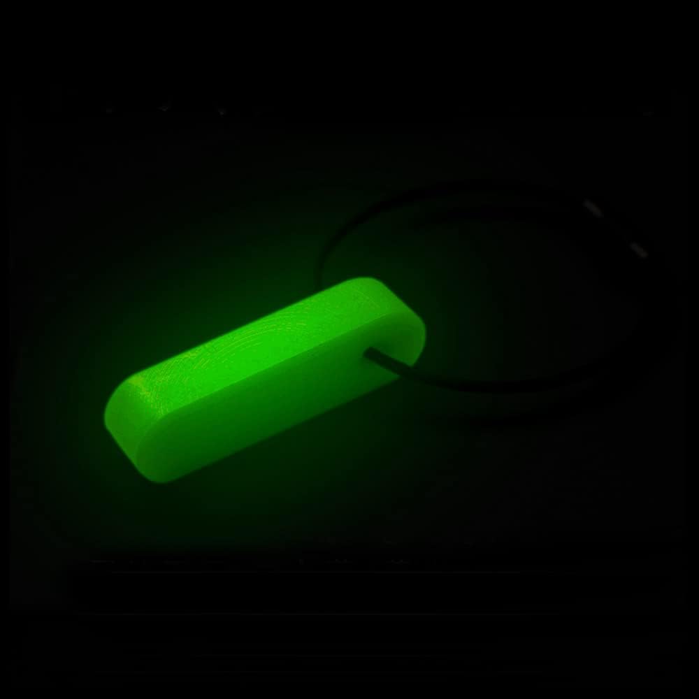 WAKUWAKU Glow Keychain Key Ring Glow in the Dark for Camping Outdoor emergency No Batteries Soft silicone image 2