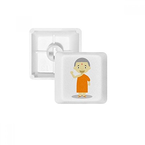 Keycaps PBT Orange pour clavier mécanique : l'esprit dessin animé zen