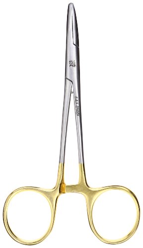 TIEMCO Fly Tying AAS Forsep Mosquito Curve, 5.5", Gold