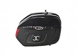 CARIZO Bike Side Luggage Box Black 18 Ltrs with Lock and Reflector Compatible with Yamaha FZ-X