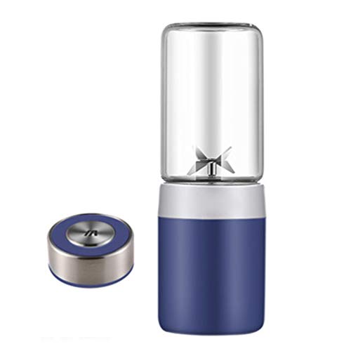 Tasse Mini Mixer/Smoothie Maker, USB wiederaufladbare Entsafter vier Klingen in 3D, 350ML,Babynahrung Mixing Personal Blender, Haushalts Obst Gemüse