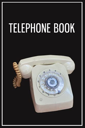 Telephone Book: Blank Phone Books Only with A-Z Tabs Printed, 6x9 Inches image 2