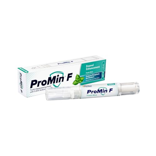 Pac-Dent ProMin F Tooth Desensitizing Paste Pen with 0.20% Sodium Fluoride & CPIC Technology - Reduces Sensitivity via Remineralization & Tubule Occlusion Works Fast to Reduce Sensitivity