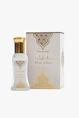 Image of NASEEM Musk Tahara Roll On Perfume 24ml | Long Lasting White Musk Attar | Alcohol-Free Concentrated Fragrance | Soft, Clean & Elegant Scent