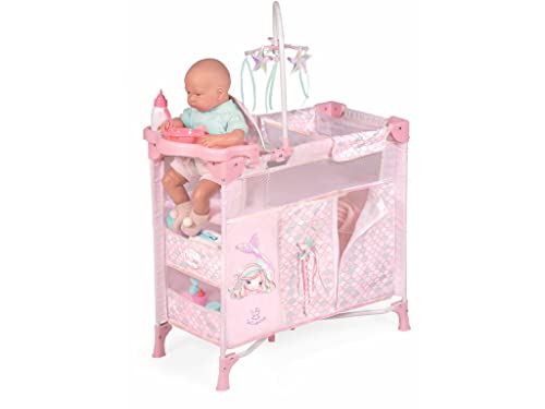 DE CUEVAS TOYS-Armario Cambiador de Muñecas Plegable Ocean Fantasy DeCuevas Toys 53041, multicolor, Small