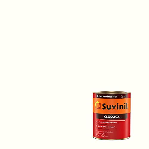 Tinta Suvinil para parede latex PVA classica 0,9L - Branco neve - 53362452