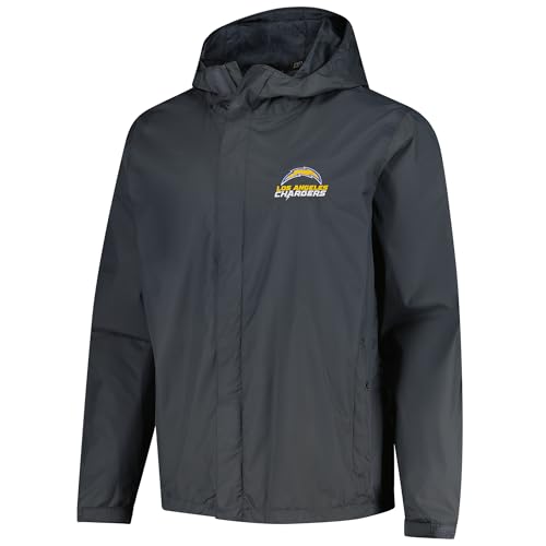 Image of Dunbrooke Men's NFL Tropic Waterproof Packable Full-Zip Hoodie Jacket