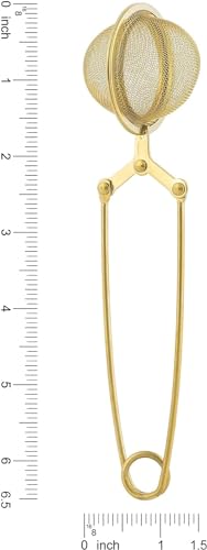 Snap Ball Tea Strainer 3 Pack Tea Infuser with Handle, Tea Mesh Infuser, Snap Ball Strainer, Steep Loose Leaf Tea Infuser, Fine Mesh Tea Filter for Spices and