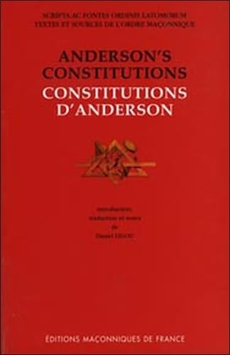 Les Constitutions d'Anderson