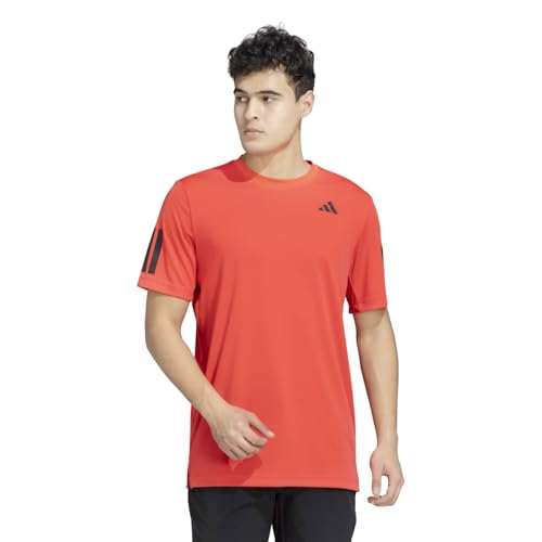 Image of adidas Men's Striped Regular Fit T-Shirt