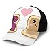 AQQA Chapeau de Plage Pain grillé Mignon Dessin animé Petit déjeuner drôle Chapeaux de Baseball Confortable réglable Chapeau de Course pour Hommes Femmes