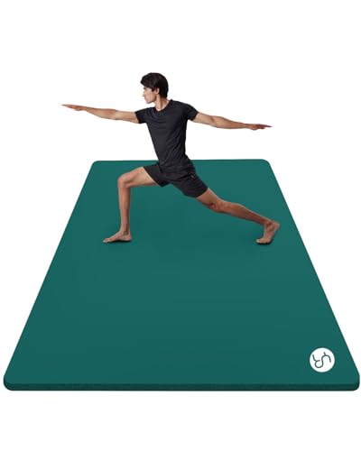 RYTMAT Yogamatta Träningsmatta 185×90 cm NBR 15mm Tjock Gymnastikmatta för Män Kvinnor Yoga Gym Gymnastik Pilates Stretching