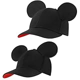 ABG Accessories Baseball, Mickey Mouse Ears Daddy & Me Adjustable Toddler Caps 2-4 Or Boy Hats Ages 4-7, 2-4T