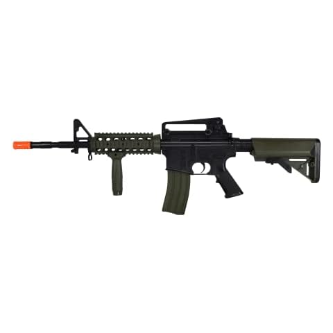 Colt Licensed Tactical Entry Level Airsoft M4 AEG - AEG Airsoft Gun w/Vertical Grip, Ranger Green Color Cover