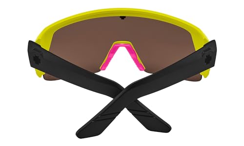 Image of SPY Optic Monolith 5050, Cylindrical Shield Semi-rimless Sunglasses, Color and Contrast Enhancing Lenses