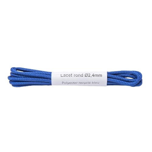 WERKA PRO Lacet Rond pour Chaussures 100% Coton Ø2,4 mm 90 cm Bleu