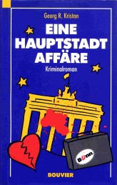 Hardcover Eine Hauptstadt Affare [German] Book