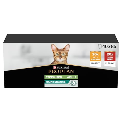 PURINA PRO PLAN | Adult STERILISED MAINTENANCE | Aliment Complet pour Chat Adulte Stérilisé | Aide à maintenir une bonne santé urinaire | Effilés en...