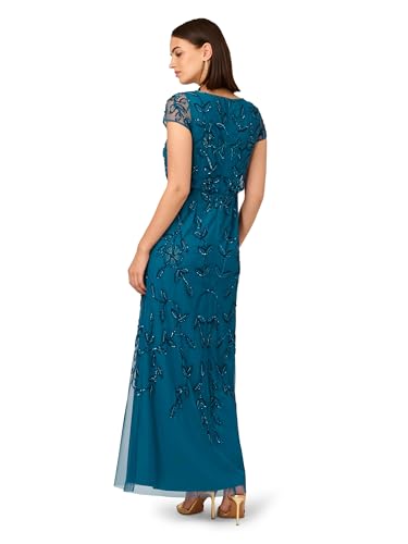 Image of Adrianna Papell Embellished Mikado Gown