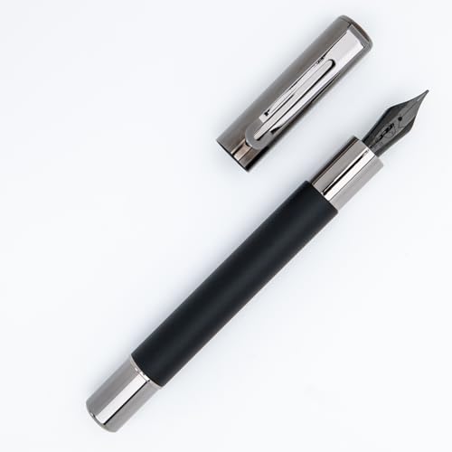 MONTEVERDE Caneta-tinteiro USA Ritma (preto) - ponta média - capa de luxo, um presente ideal para ne