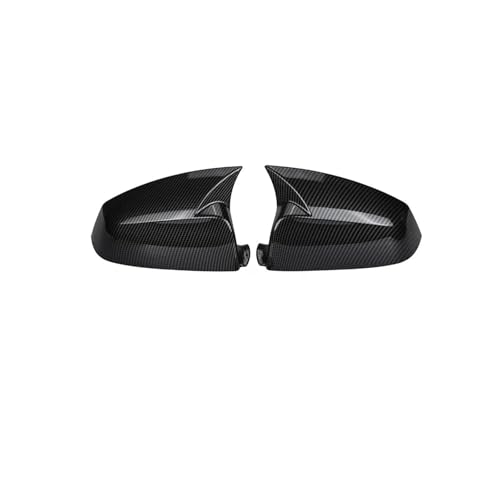 Coque de rétroviseur BMW Série 5 E60 F10 F11 look carbone en ABS brillant