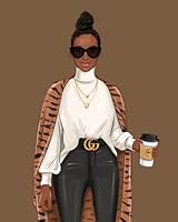 Black Girl Magic Writing Journal For African American Women 200 Page Lined Notebook: Melanin Boss Lady Writing Journal For Adults, Teens & Kids B09CGFVLK2 Book Cover