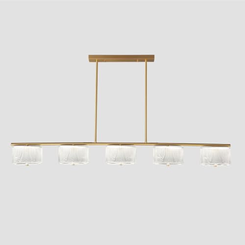 Plafonnier de haute qualité MOCHAMIK en verre d'art LED 6 têtes