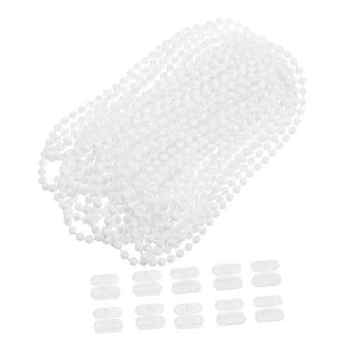 ERINGOGO 2Set Roller Blind Bead Chain Cord with Connectors Fitting for Vertical Roller Blinds Smooth for Living Bedroom Bathroom Decor