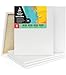 Arteza 16x20" Stretched White Blank Canvas, Bulk Pack of 6, Primed, 100% Cotton for Painting, Acrylic Pouring, Oil Paint & Wet Art Media (Classic - 6 Pack)