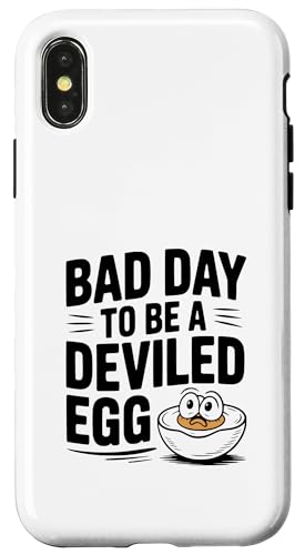 Bad Day to Be a Deviled Egg �z�C�ȗ����̃��[���A �X�}�z�P�[�X iPhone X/XS �p