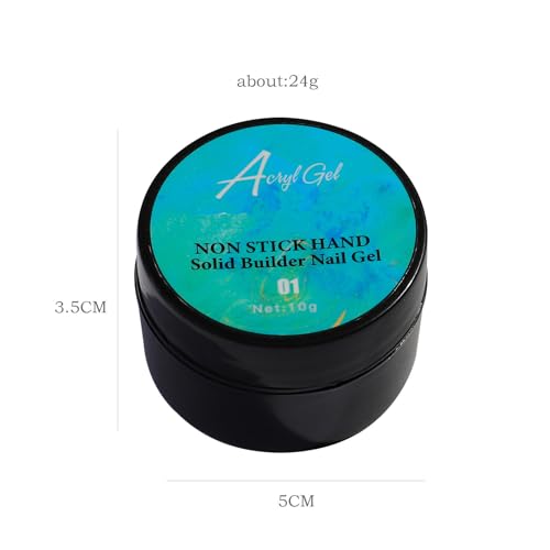 Aurora Non-Sticky Hard Gel Sculpting Gel 0.36 fl.oz miniatura 7