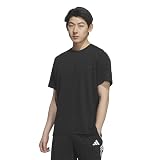 [アディダス] 半袖 Tシャツ TRN ビッグ ロゴ S/S メンズ QB213 ブラック/ブラック (KV6954) XS